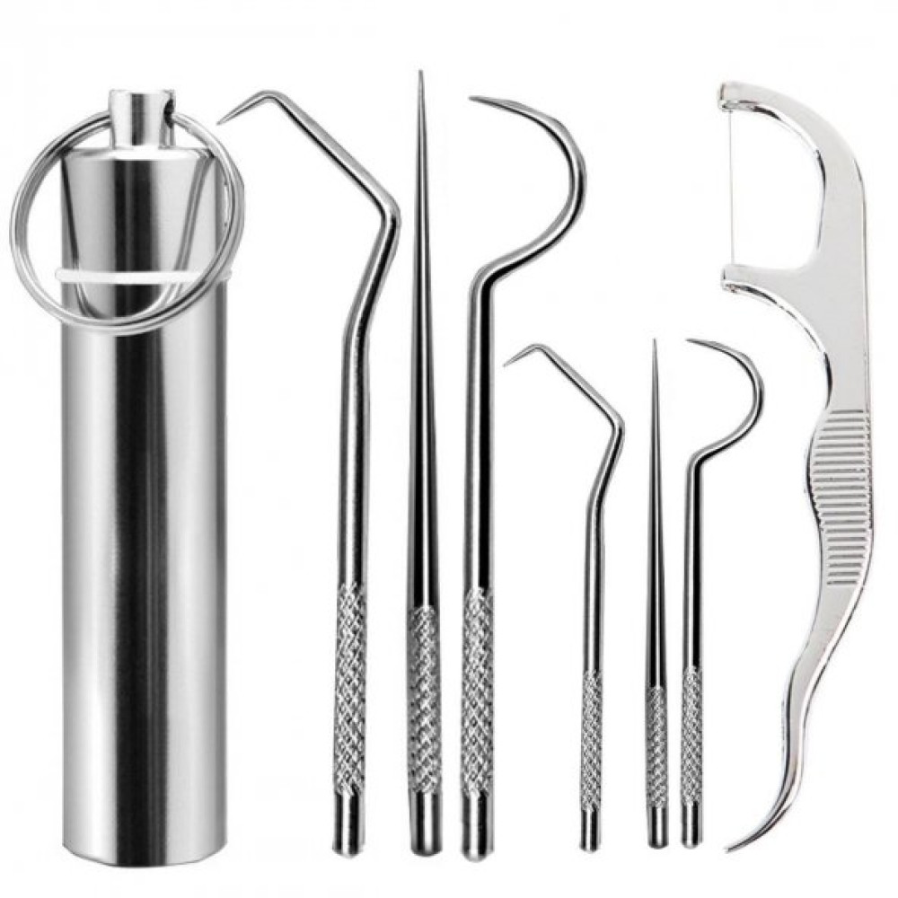 Zhltools 7 Parca Celik Agiz Dis Tartar Sokucu Temizlik Bakim Seti Diş İpleri Fiyatı
