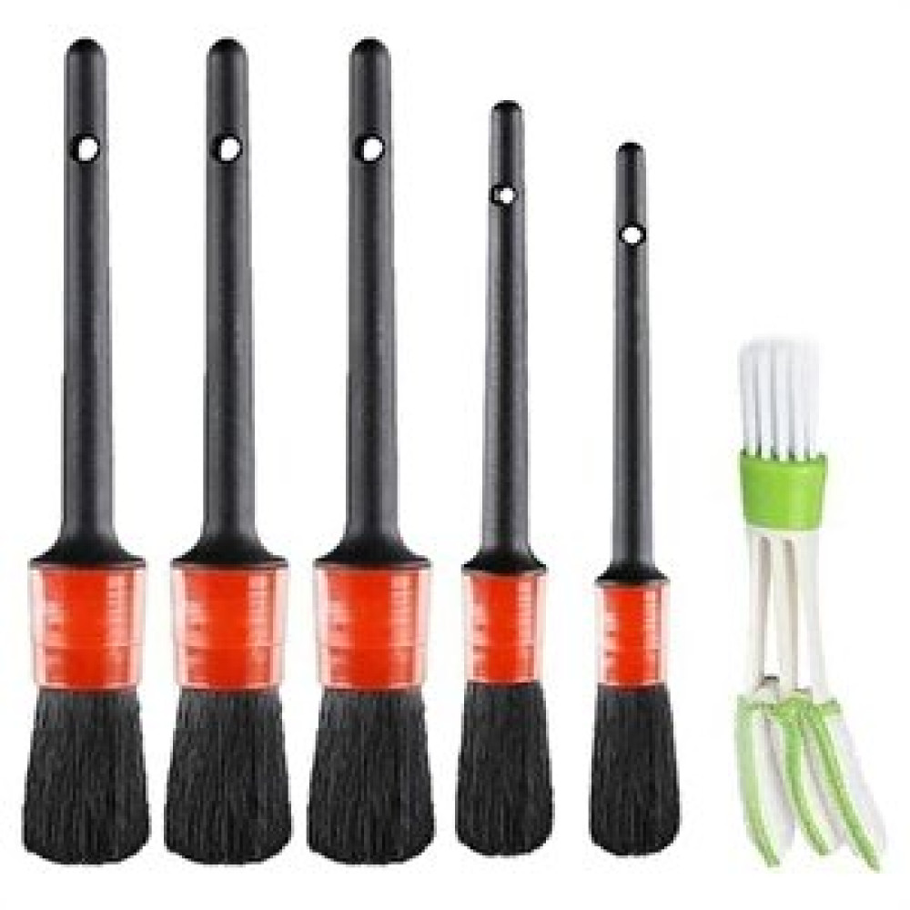 Zhltools Yumuşak Kıllı İç Ve Dış Temizlik İçin 5+1 Detaylı Araç Oto Temizlik Bakım Fırça Seti Oto Bakım & Temizlik Ürünleri Fiyatı