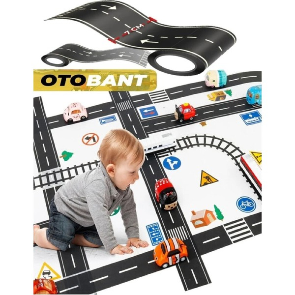 Zhltoys Otobant Eğitici ve Eğlenceli Yol Yapım Road Tape Şerit Oyun Bandı Eğitici Oyuncak - Siyah Eğitici Oyuncak Fiyatı