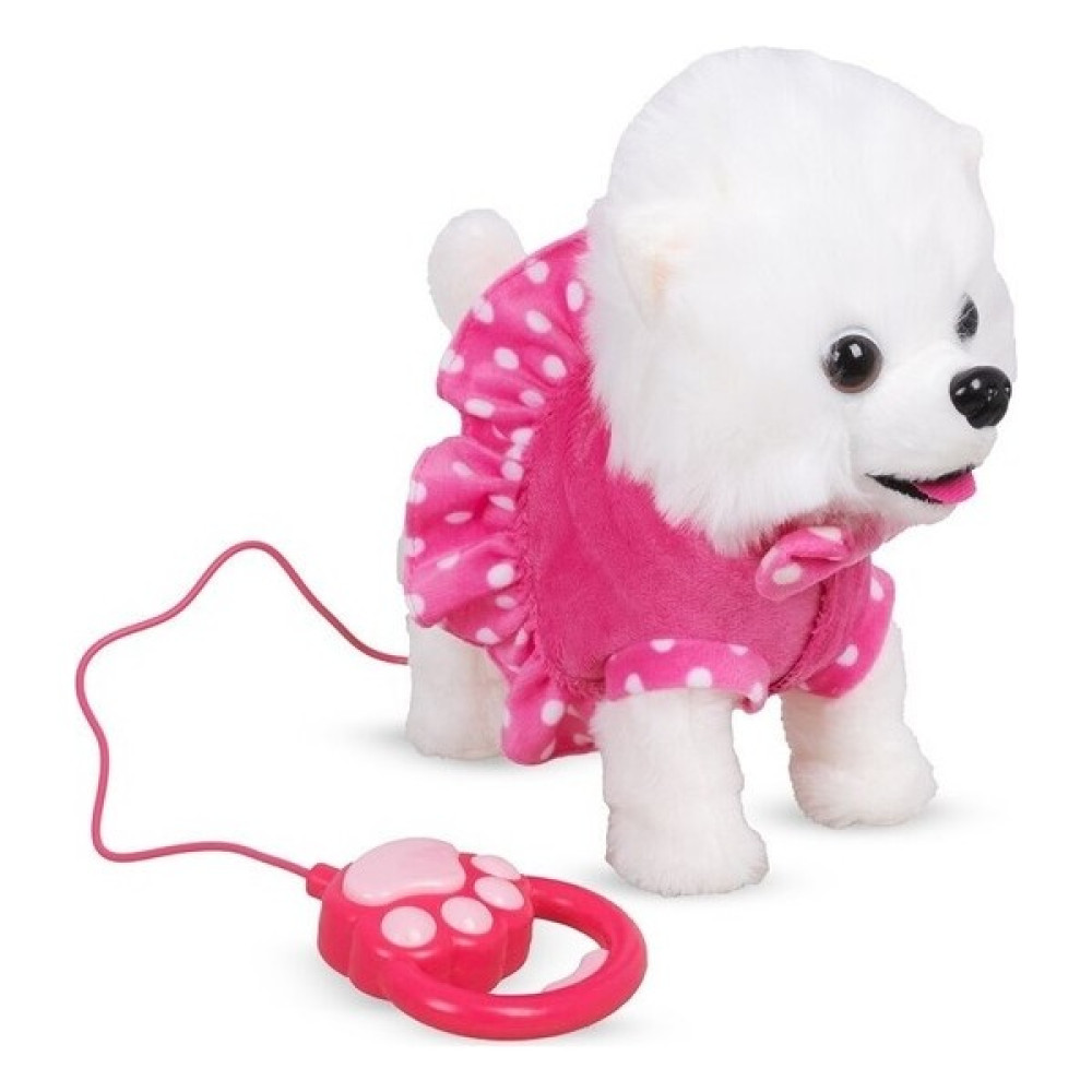 Zhongruiu Pilli Sesli Tasmalı Yürüyen Sevimli Köpek Tasmalı Köpek Pembe (Yurt Dışından) - Pembe - Beyaz Evcil Hayvan Ürünleri Fiyatı