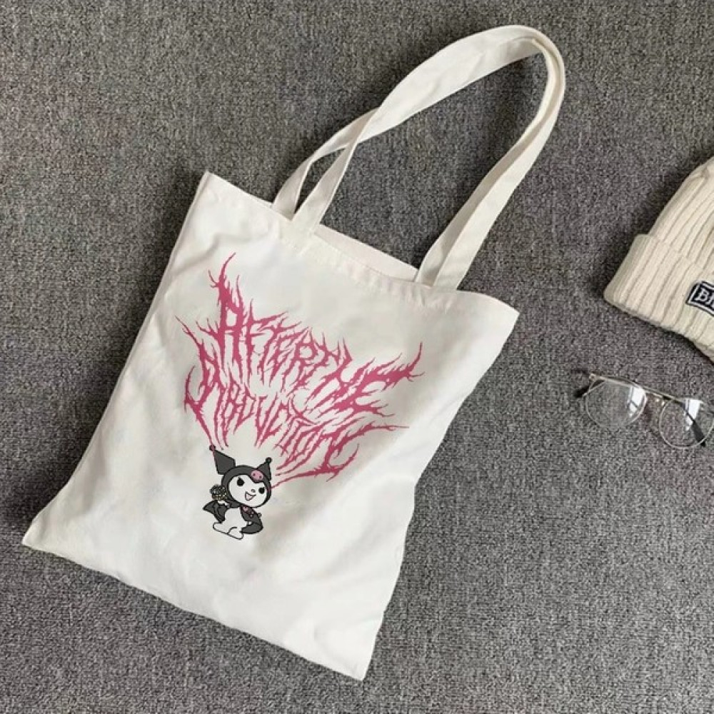 ZhuningShop3 1HY2K009 Stili Shopping Bags Harajuku Y2K Cloth Bag Groceries Burlap Designer Handbags Reusable Women's Canvas Shopper Shoping Tote (Y... Erkek Postacı Çanta Fiyatı