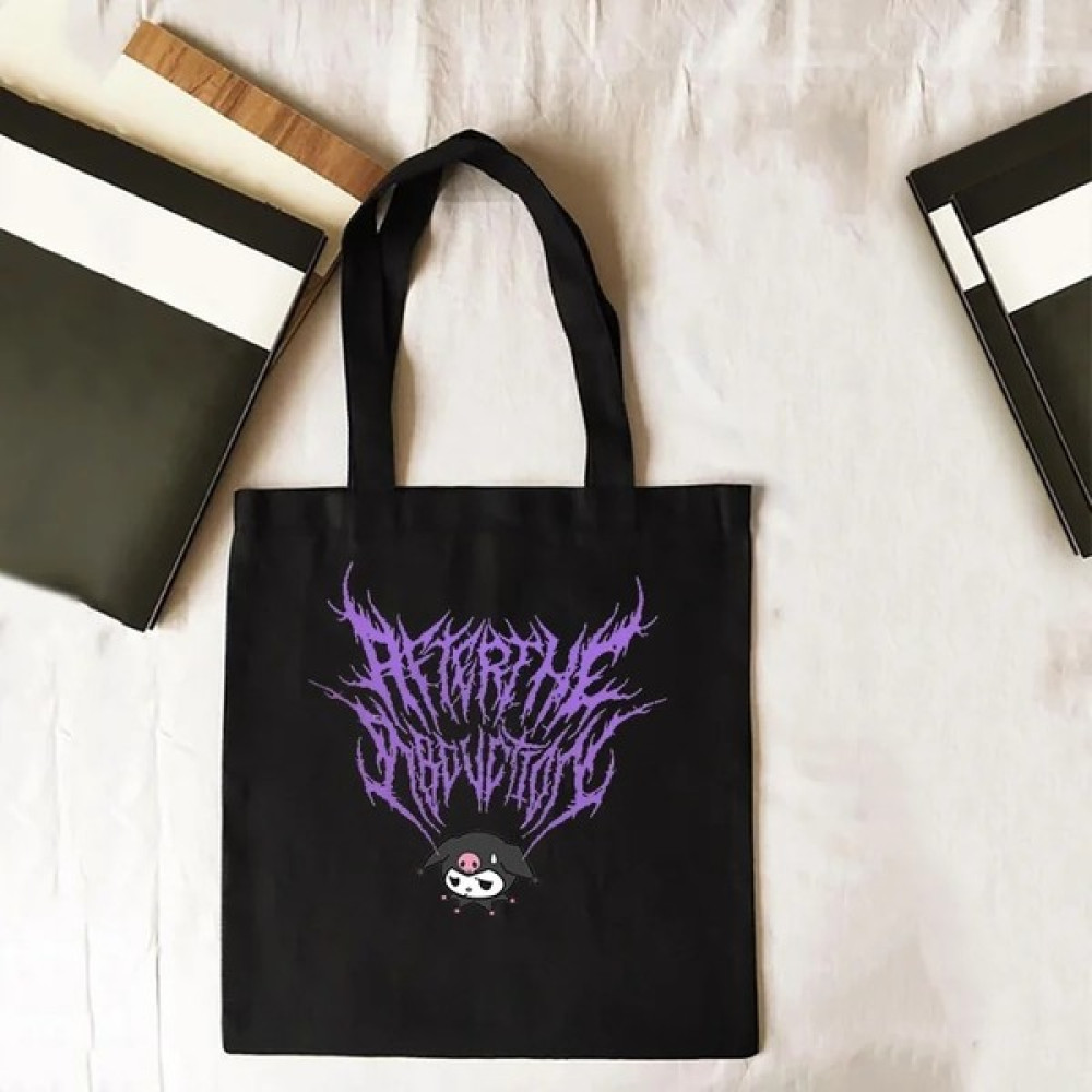 ZhuningShop3 1HY2K01 Stili Harajuku Kawaii Y2K Anime Bez Çanta Katlanabilir Alışveriş Çantası Kadın Alışveriş Tasarımcı Çanta Alışverişçi Sevimli B... Erkek Postacı Çanta Fiyatı