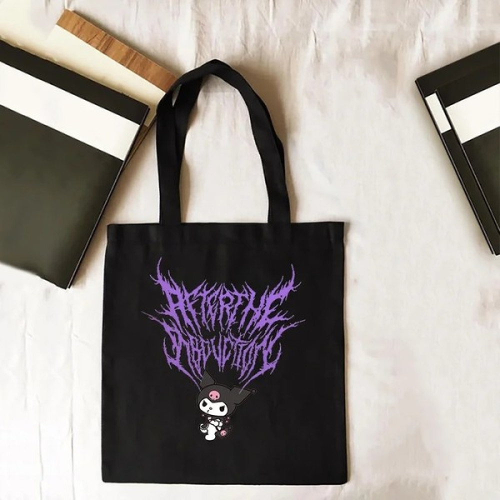 ZhuningShop3 1HY2K07 Stili Harajuku Kawaii Y2K Anime Bez Çanta Katlanabilir Alışveriş Çantası Kadın Alışveriş Tasarımcı Çanta Alışverişçi Sevimli B... Erkek Postacı Çanta Fiyatı