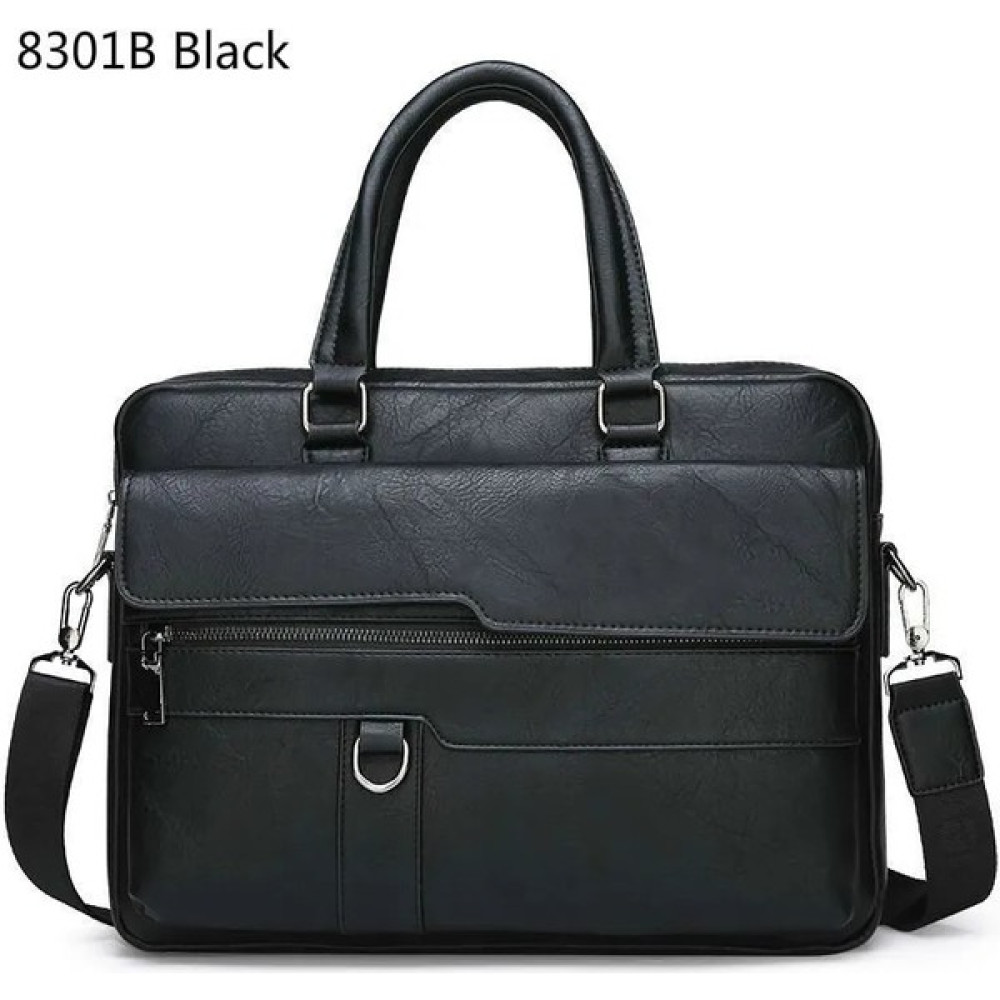 ZhuningShop3 8301B-SIYAH Stil Ofis Laptop Çantası Seyahat Evrak Çantası Erkek Omuz Çantası Erkekler ve Kadınlar Için Suya Dayanıklı Iş Messenger Ev... Erkek Evrak Çantası Fiyatı