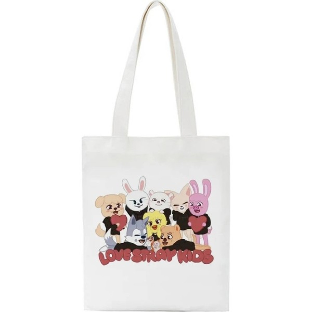 ZhuningShop3 B657 Stili Kore Skzoo Kaçak Çocuklar Kanvas Alışveriş Çantası Bez Çantalar Omuz Çantası Kadın Büyük Kapasiteli Harajuku Yeniden Kullan... Erkek Postacı Çanta Fiyatı