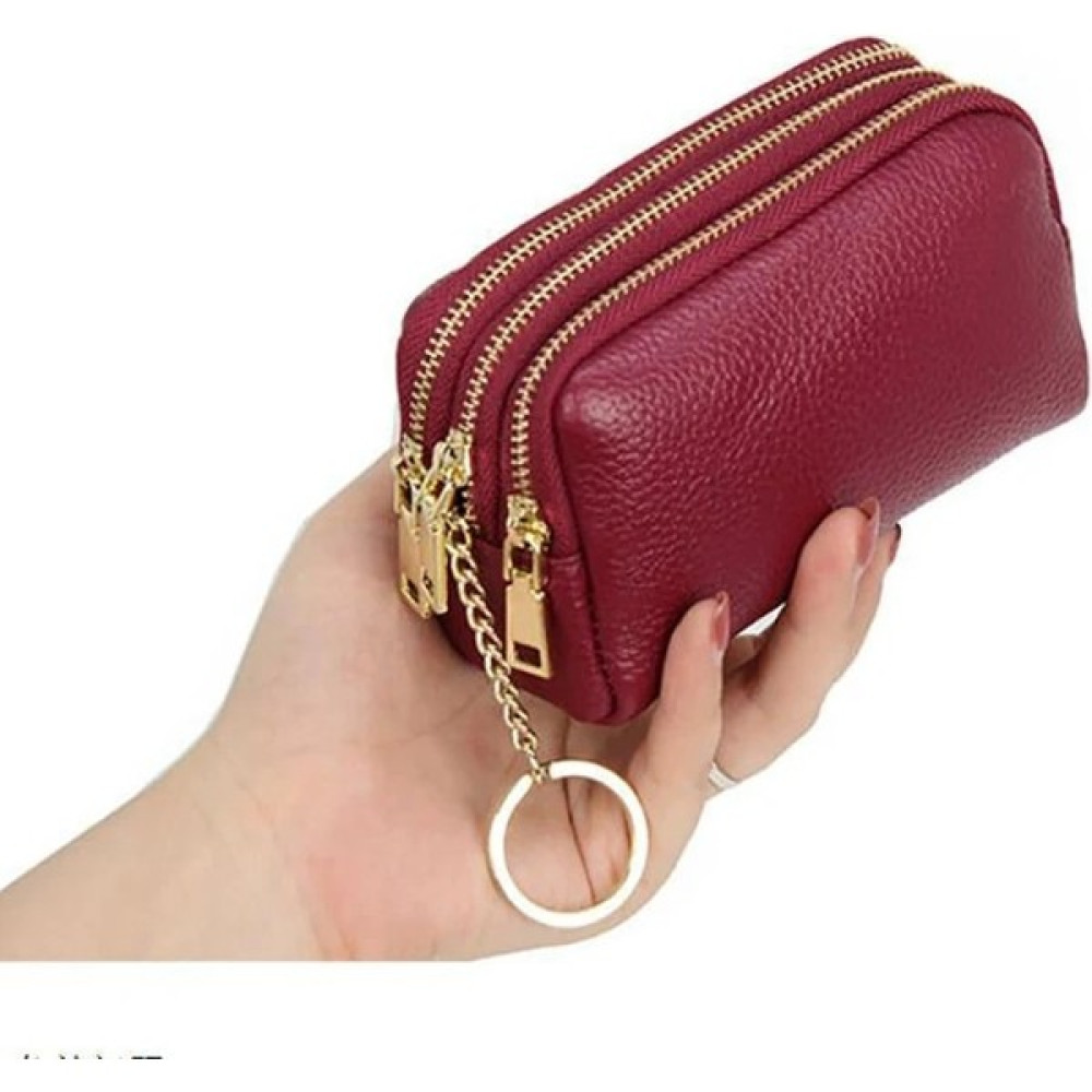 ZhuningShop3 Gül Mor Tarzı Hakiki Deri Kadın Kartı Sikke Anahtarlık Değişim Kılıfı Çanta Mini Cep Fermuar Popüler Küçük Para Çantası Cüzdan Yüksek ... Erkek Cüzdan Fiyatı