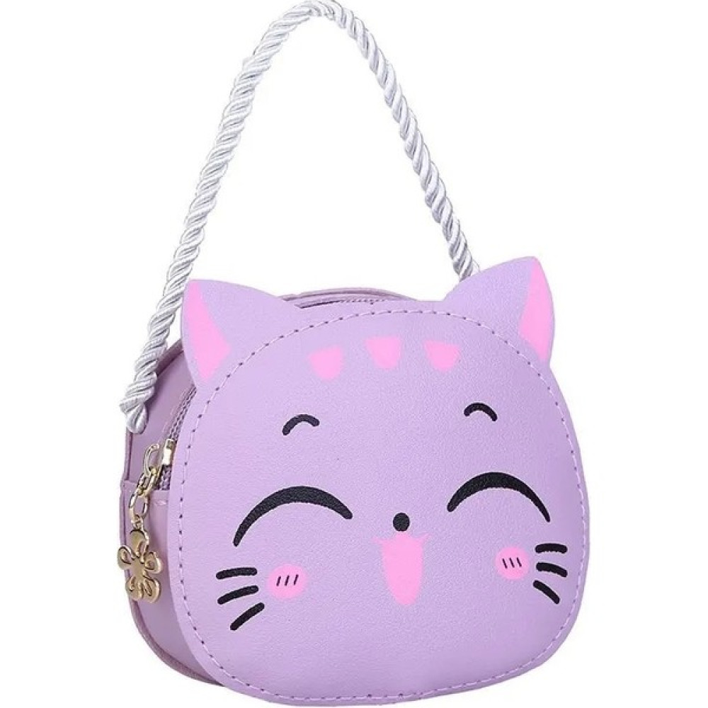 ZhuningShop3 Mor Bir Stil Sevimli Kedi Çocuk Kalıpçı Çanta Güzel Bebek Çocuk Hayvan Bozuk Para Cüzdanı Çanta Erkek Girs Küçük Cüzdan Kılıfı Crossbo... Erkek Cüzdan Fiyatı