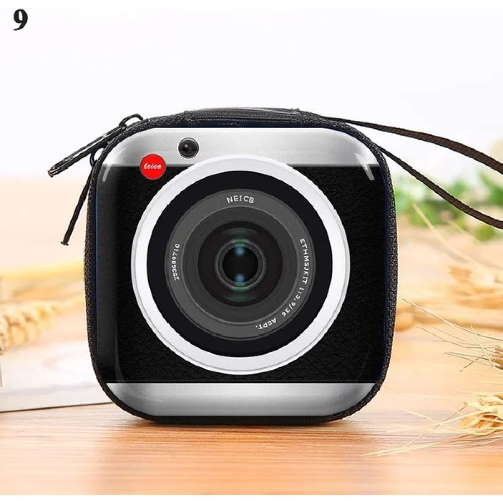 ZhuningShop3 No.9 Tarzı Yaratıcı Teneke Bozuk Para Cüzdanı Kulaklık Depolama Komik Desen Çanta Kamera Retro Kayıt Teyp Bozuk Para Cüzdanı Anahtar B... Erkek Cüzdan Fiyatı