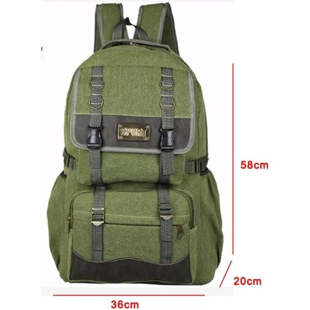 ZhuningShop3 Stil 2 Yeşil Stil 2022 Yenı Büyük Kapasiteli Sırt Çantası Adam Sırt Çantası Eski Kanvas Omuz Çantası Kamp Taktik Sırt Çantası Erkekler... Erkek Sırt Çantası Fiyatı