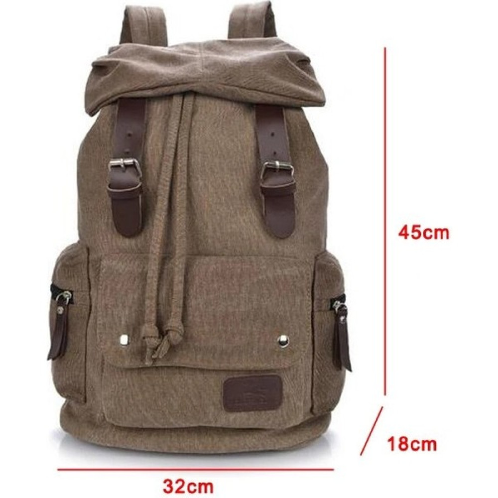 ZhuningShop3 Stil 3 Kahverengi Stil 2022 Yenı Büyük Kapasiteli Sırt Çantası Adam Sırt Çantası Eski Kanvas Omuz Çantası Kamp Taktik Sırt Çantası Erk... Erkek Sırt Çantası Fiyatı