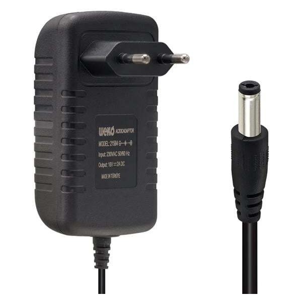 Zibox Weko 16 Volt - 2 Amper 5.5*2.5 Uçlu Yerli Üretim Power Jacklı Santral Adaptörü - Çok Renkli Diğer Fiyatı