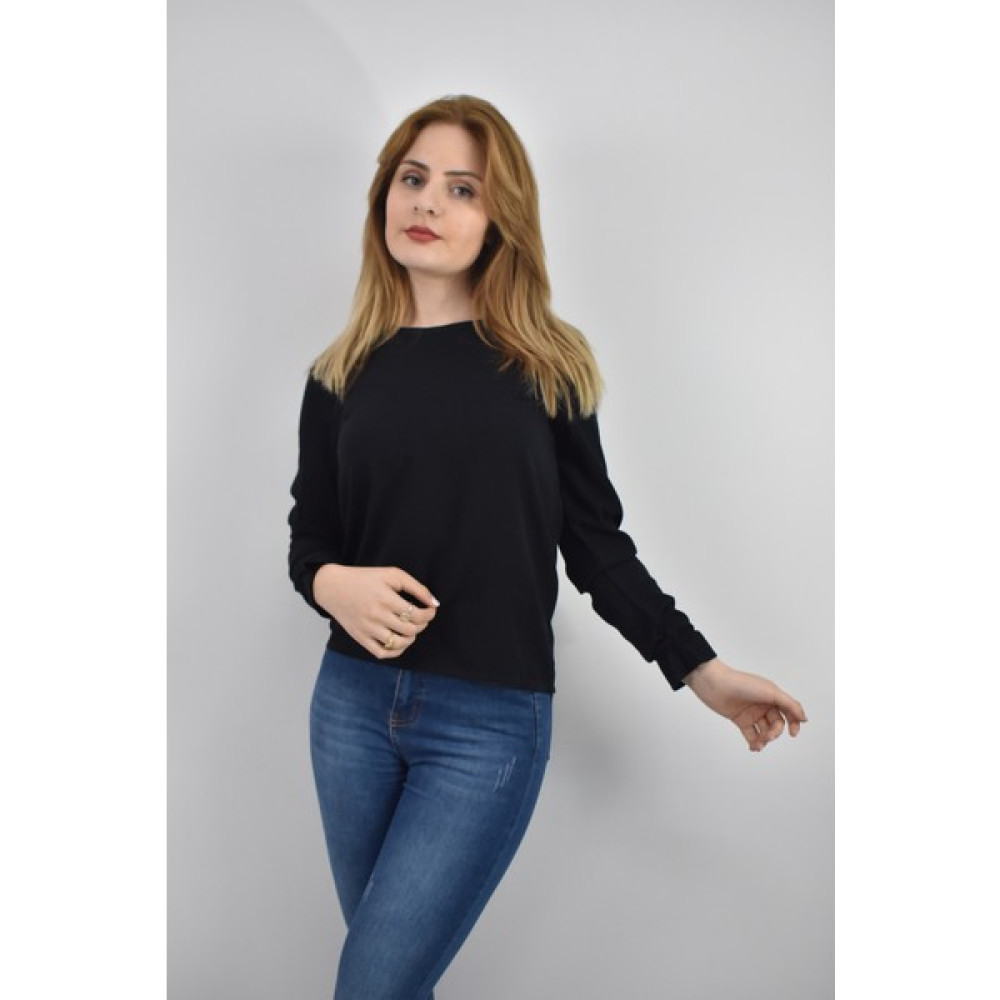Zidanlife 727 0 Yaka Viskon Kumaş Kadın T-Shirt Bayan T-shirt Fiyatı
