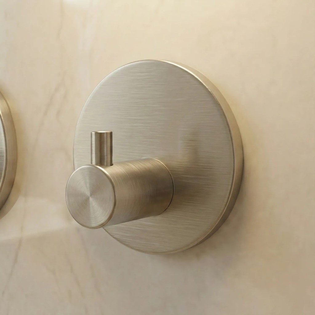 Zift Unique 4 Adet Oval Paslanmaz Çelik İnoks Banyo Askısı Bornoz Askısı Havlu Askısı Lif Askı Havluluk - Gri El / Yüz Havlusu Fiyatı