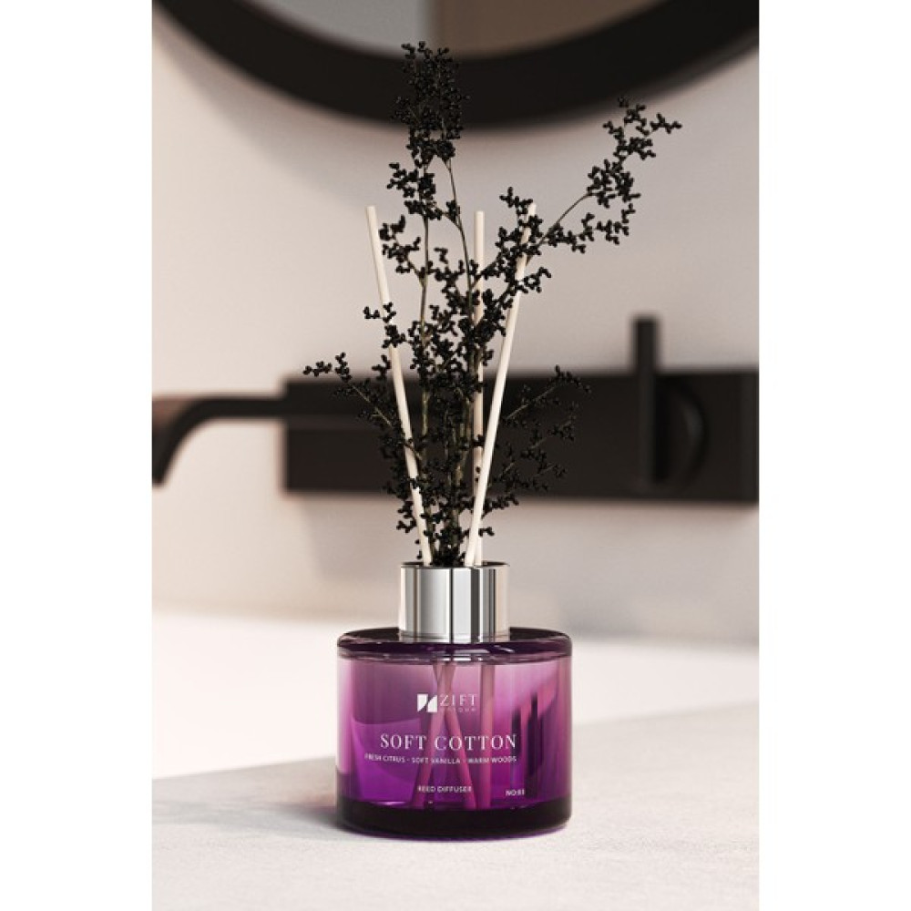 Zift Unique Soft Cotton - Bambu Çubuklu Oda Kokusu Dekoratif Çiçekli Banyo & Tuvalet & Oda Parfümü 100 ml Oda Kokusu Fiyatı