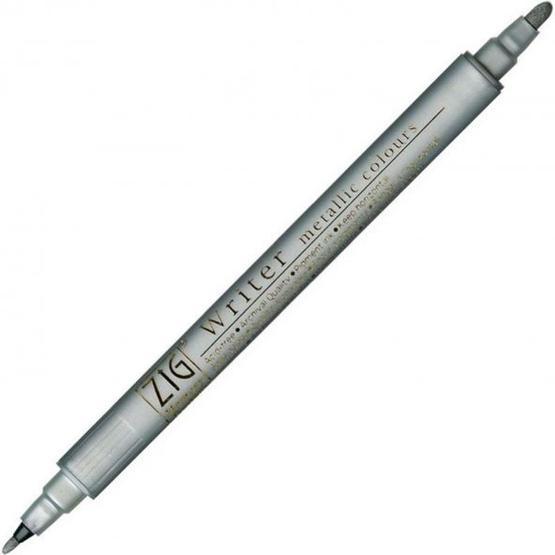 Zig 102 Metalik Gümüş 2x3.5 mm Kaligrafi Kalemi