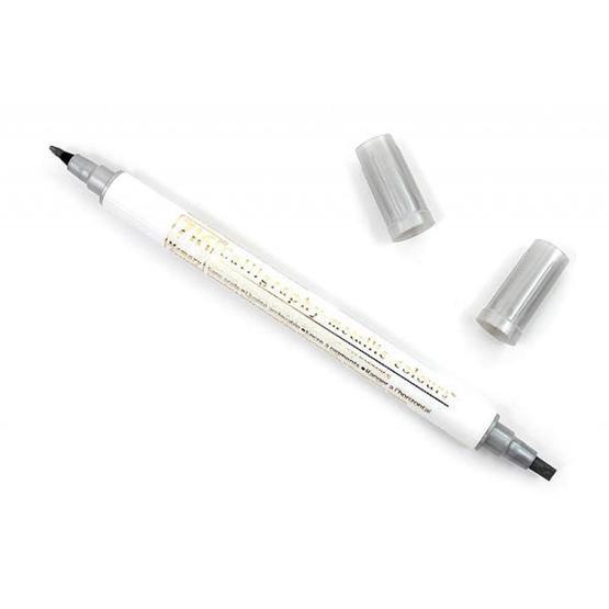 Zig 102 Metalik Gümüş 2x3.5 mm Kaligrafi Kalemi