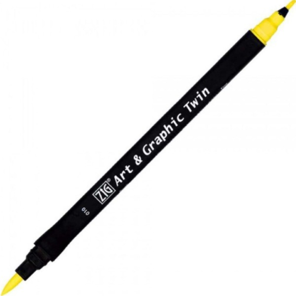 Zig Art & Graphic Twin Tut-80 Fırça Uçlu Marker Lemon Yellow 010 Keçe Uçlu Kalem Fiyatı
