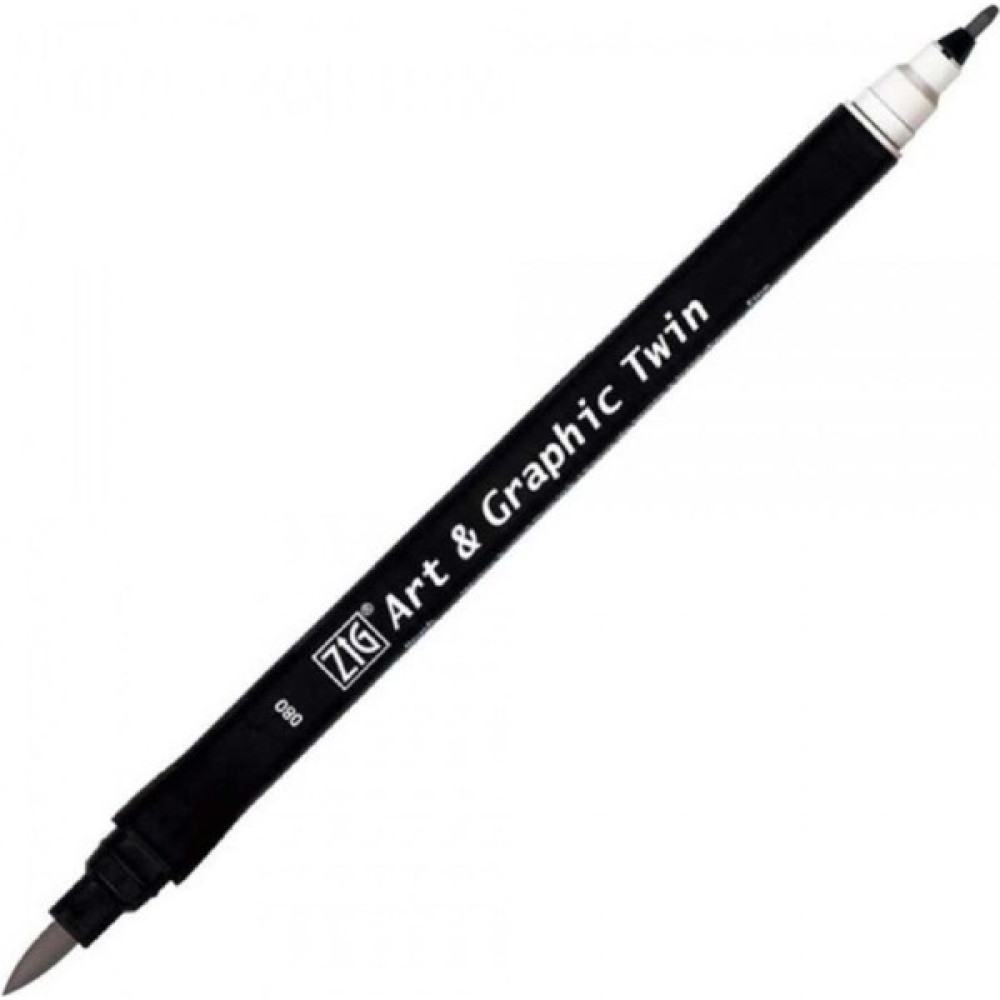 Zig Art & Graphic Twin Tut-80 Fırça Uçlu Marker Light Gray 080 Keçe Uçlu Kalem Fiyatı