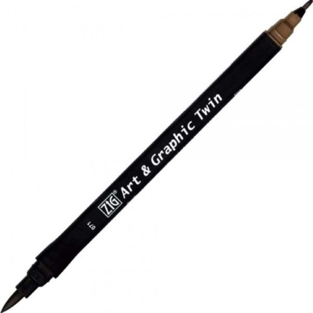 Zig Art & Graphic Twin Tut-80 Fırça Uçlu Marker Mid Brown 071 Keçe Uçlu Kalem Fiyatı