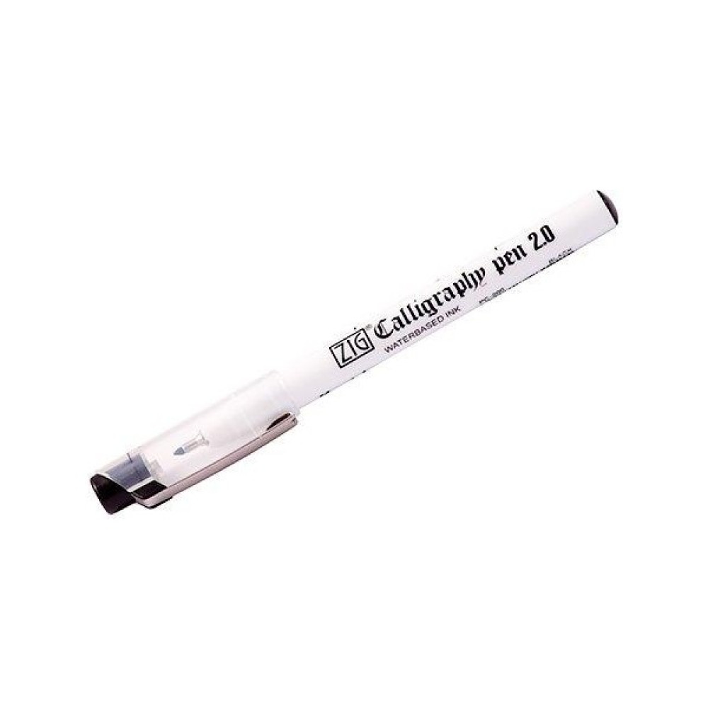 Zig Calligraphy Pen Yan Kesik Kaligrafi Kalemi 2.0 mm Siyah Sanatsal Malzemeler Fiyatı