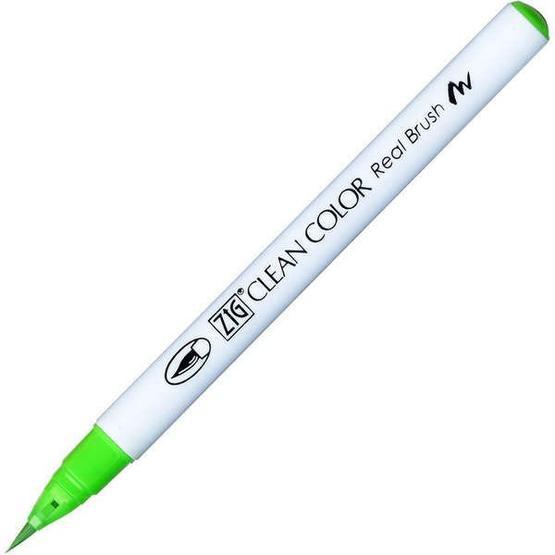 Zig Clean Color 004 Fluorescent Green Fırça Uçlu Marker Kalem