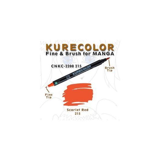 Zig Kurecolor Manga 215 Scarlet Red Markör Çizim Kalemi