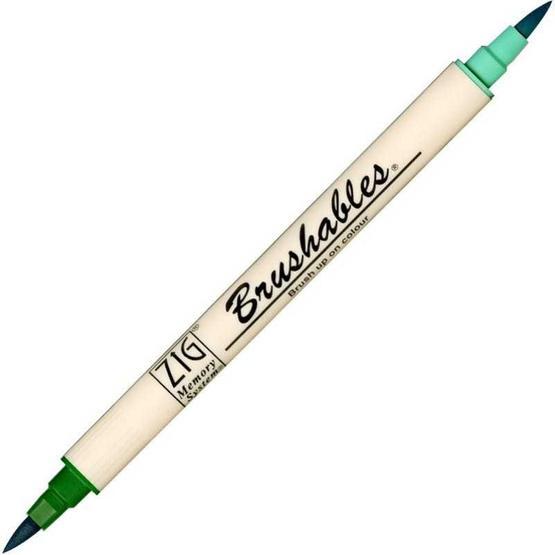 Zig Scroll Brush 040 Pure Green Kaligrafi Kalemi