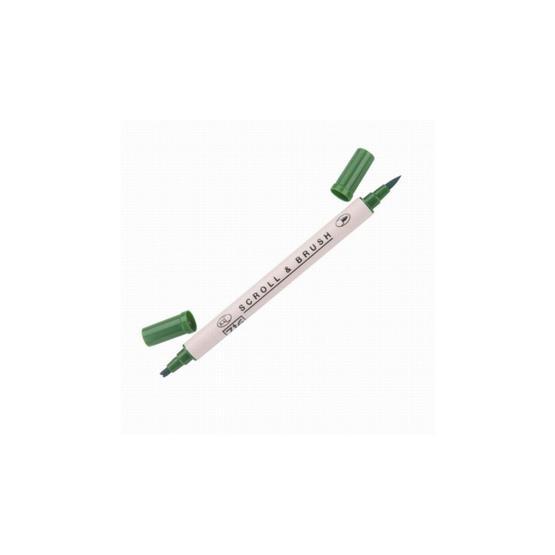 Zig Scroll Brush 040 Pure Green Kaligrafi Kalemi