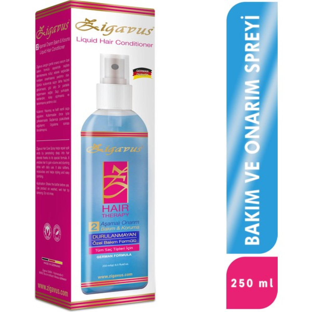 Zigavus 2 Aşamalı Besleyici Saç Bakım Spreyi 250ml Şampuan ve Saç Kremi Fiyatı