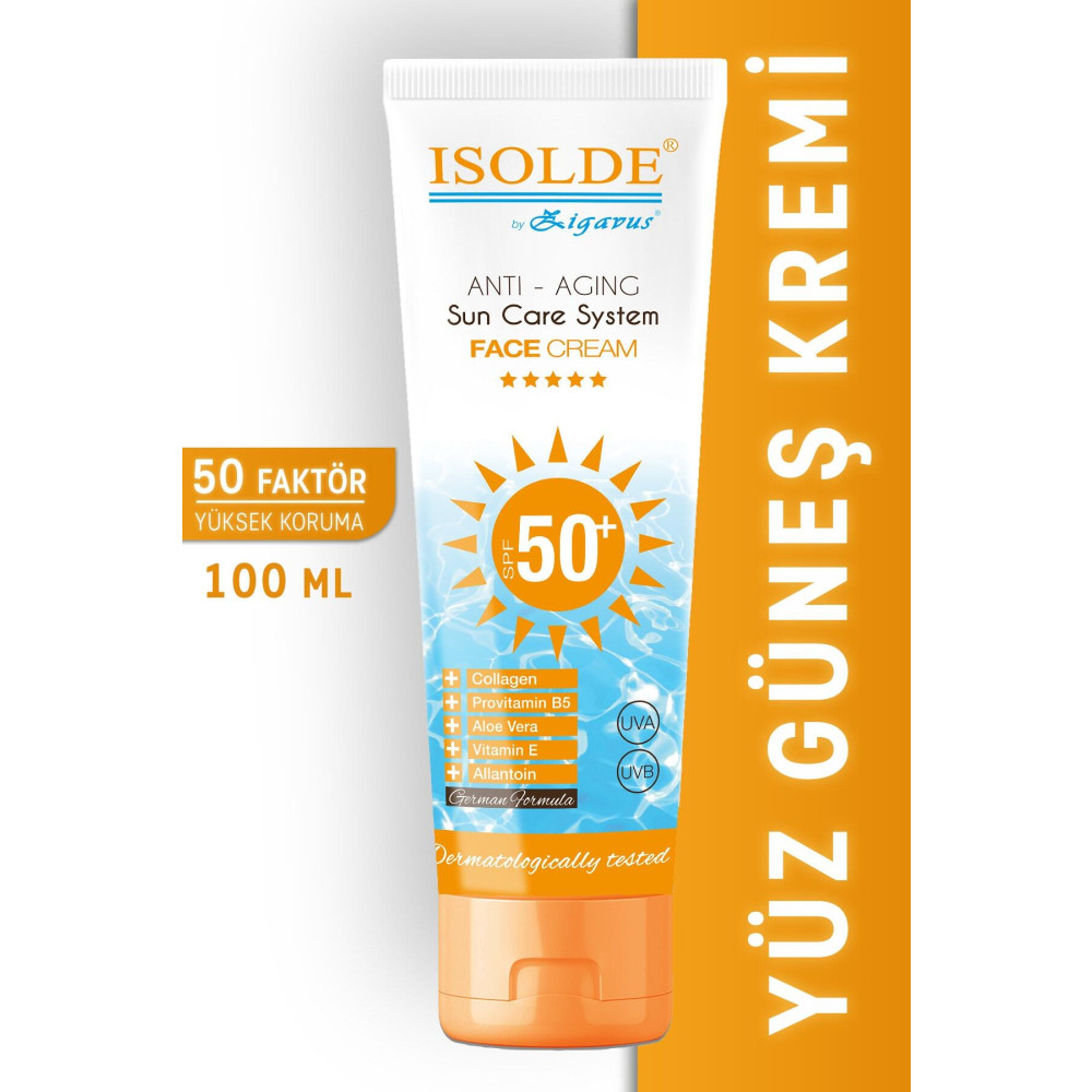 Zigavus Isolde Güneş Koruyucu Anti-Aging Yüz Kremi 50+ 100 ml Güneş Kremleri ve Losyonları Fiyatı
