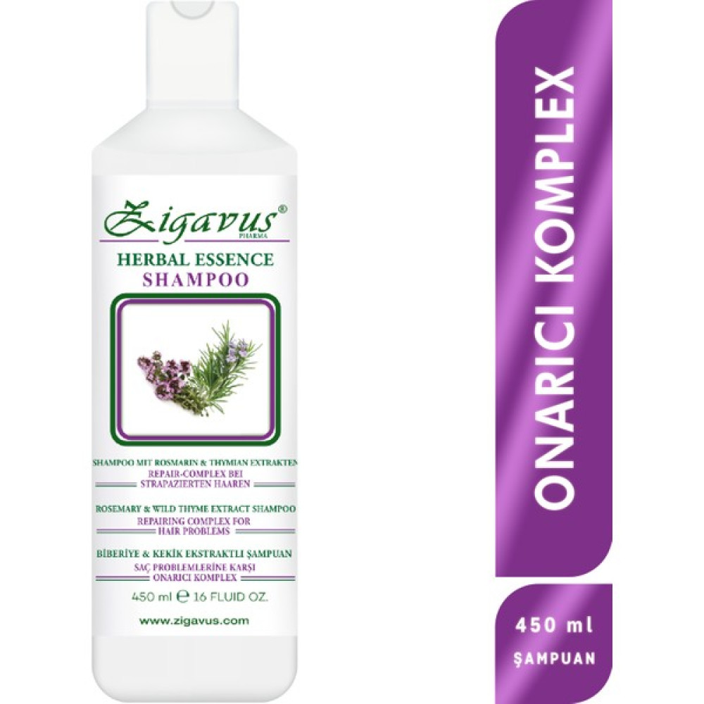 Zigavus Tüm Saç Tipleri İçin Onarıcı Komplex Rosemary Ekstraklı Şampuan 450ml Şampuan ve Saç Kremi Fiyatı