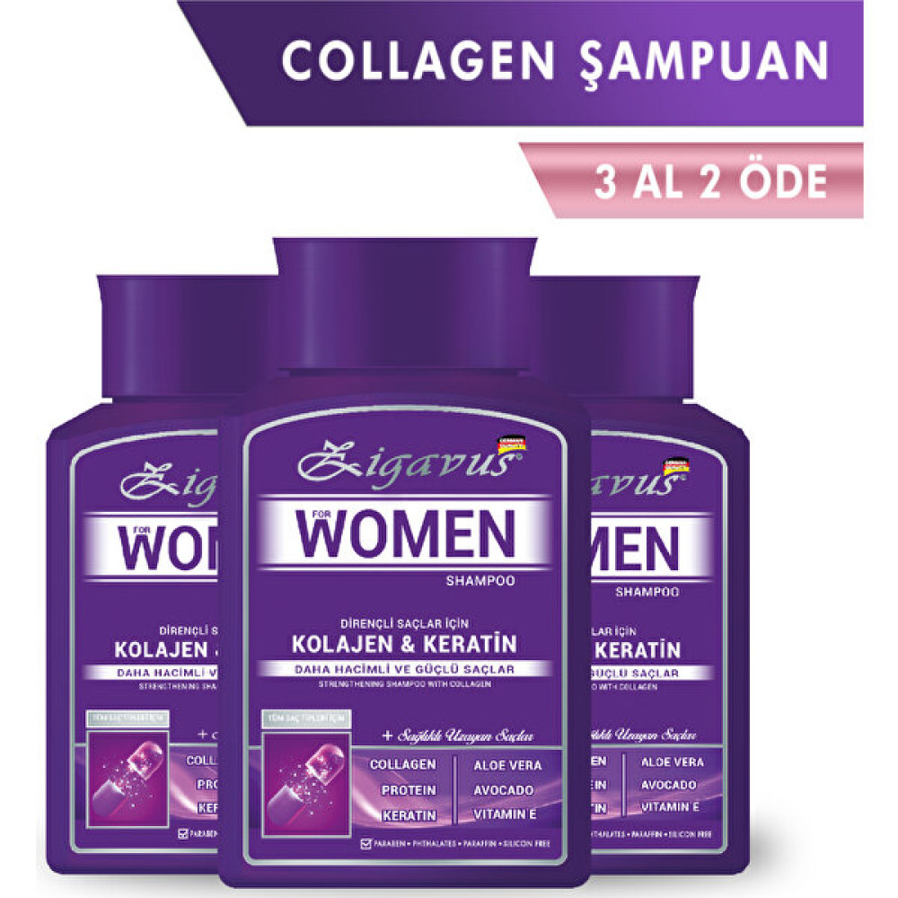 Zigavus Women Şampuan 300 ml 3 Al 2 Öde Şampuan ve Saç Kremi Fiyatı