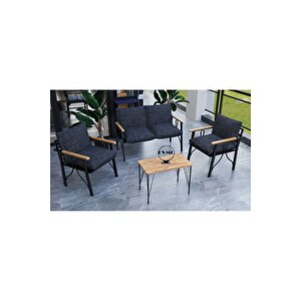 Zigonzi 2+1+1 Bahçe, Balkon Takimi Cafe Oturma Grubu Sehpali Bahçe Mobilyası Takımı Fiyatı