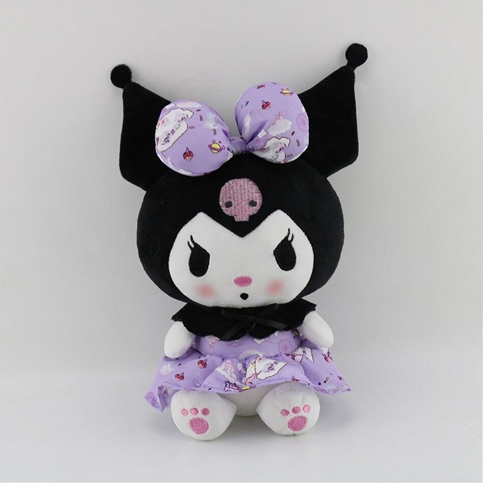 Zigver Kawaii Sanrio Kuromi Karikatür Peluş Oyuncak - Mor - Siyah Anne Bebek Oyuncak Fiyatı