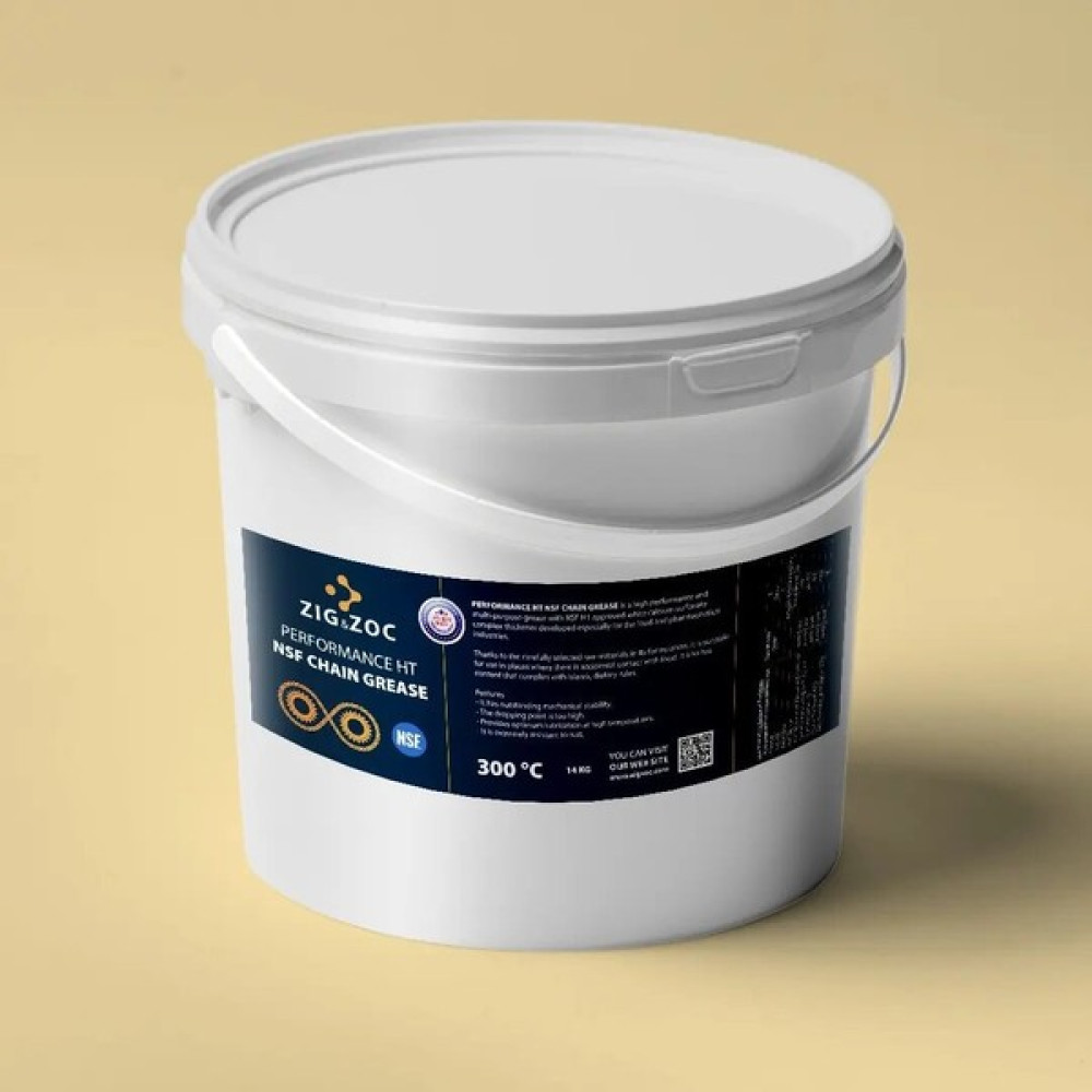 Zıg&zoc Nsf Gıda Onaylı Yüksek Isı Zincir Gresi 300 Derece 14 kg Oto Yağlayıcılar Fiyatı
