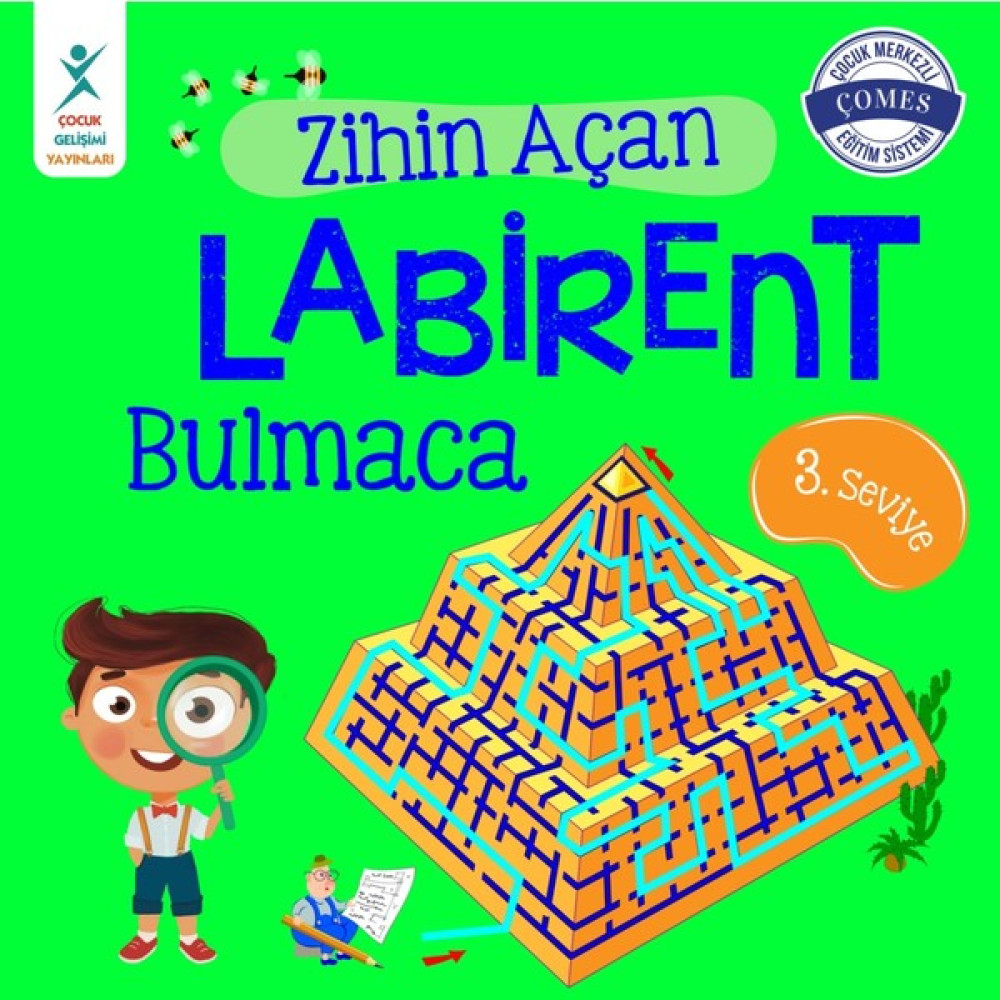 Zihin Açan Labirent Bulmaca 3. Seviye - Tuğçe Turguner Zihinsel Gelişim Kitapları Fiyatı