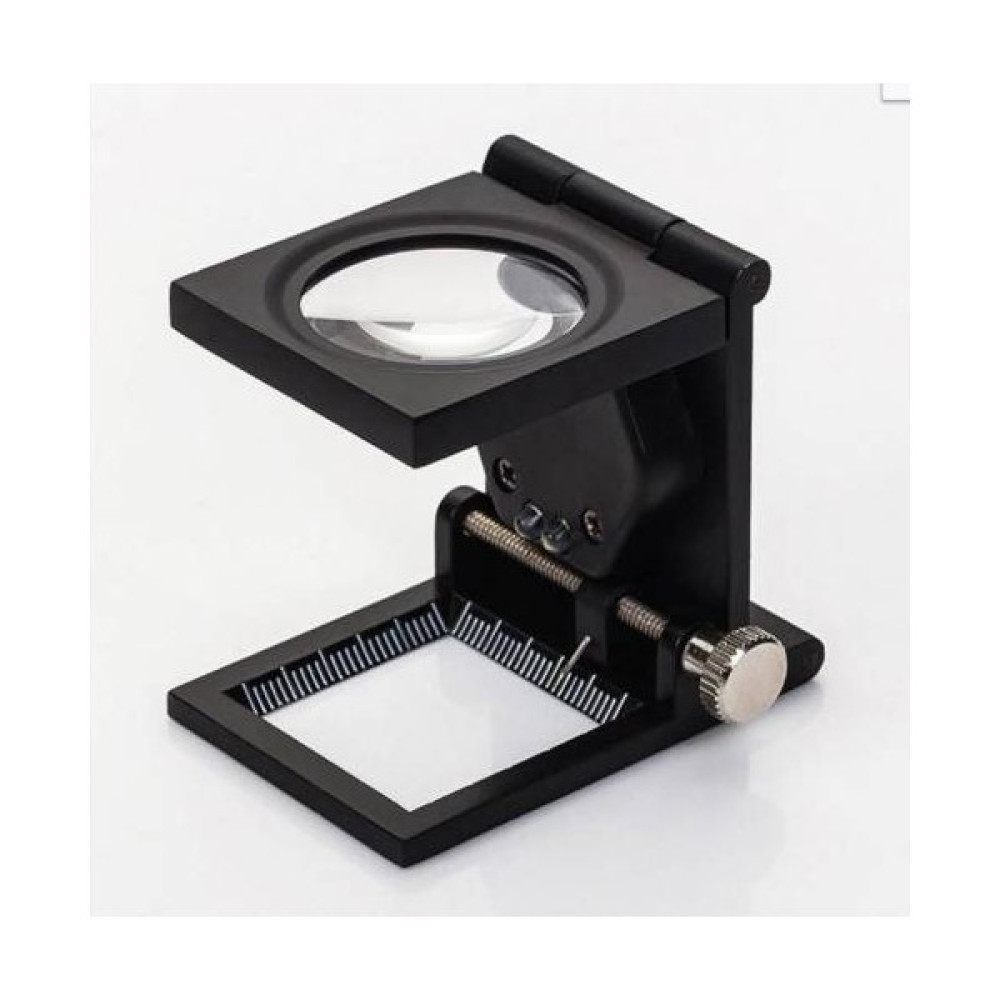 Zikken 10X Katlanır Sayaçlı Metal Lüp 28 mm 2 LED Işıklı Tekstil Büyüteç Büyüteç Fiyatı