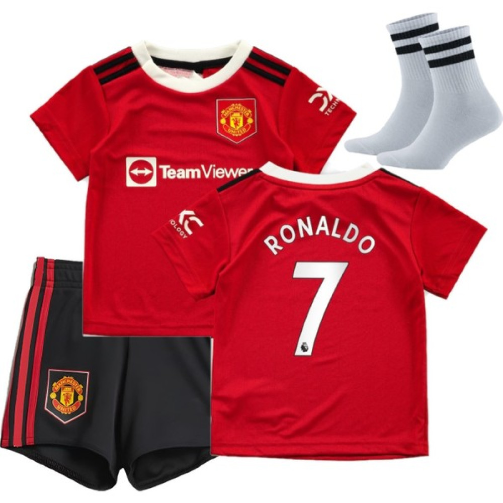 Zilong Manchester United Cristiano Ronaldo 2022/23 Sezon Kırmızı Çocuk Forması 3'lü Set Futbol Malzemeleri Fiyatı