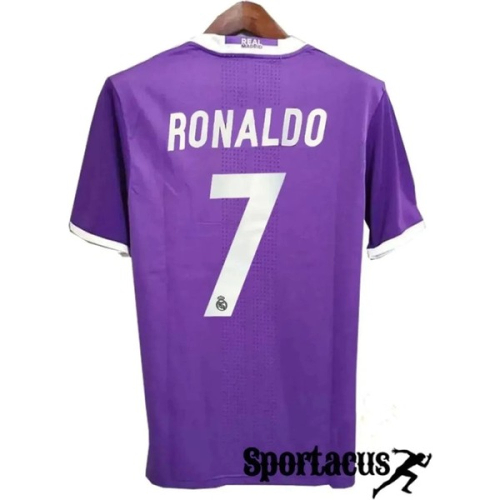 Zilong Mor Ronaldo 2017 Cardiff Şampiyonlar Ligi Finali Özel Tasarım Real Madrid Yetişkin Futbol Forması Futbol Malzemeleri Fiyatı
