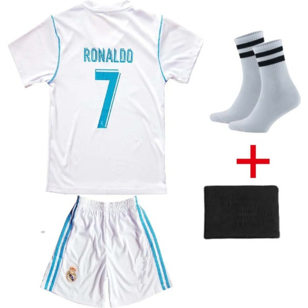 Zilong Real Madrid Cristiano Ronaldo 2017-18 Sezon Çocuk Futbol Forması 4'lü Set Futbol Malzemeleri Fiyatı