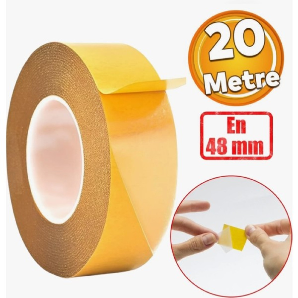 Zimak Çift Taraflı Filmik Halı Bandı 48 mm x 20 Metre Nalburiye & Hırdavat Fiyatı