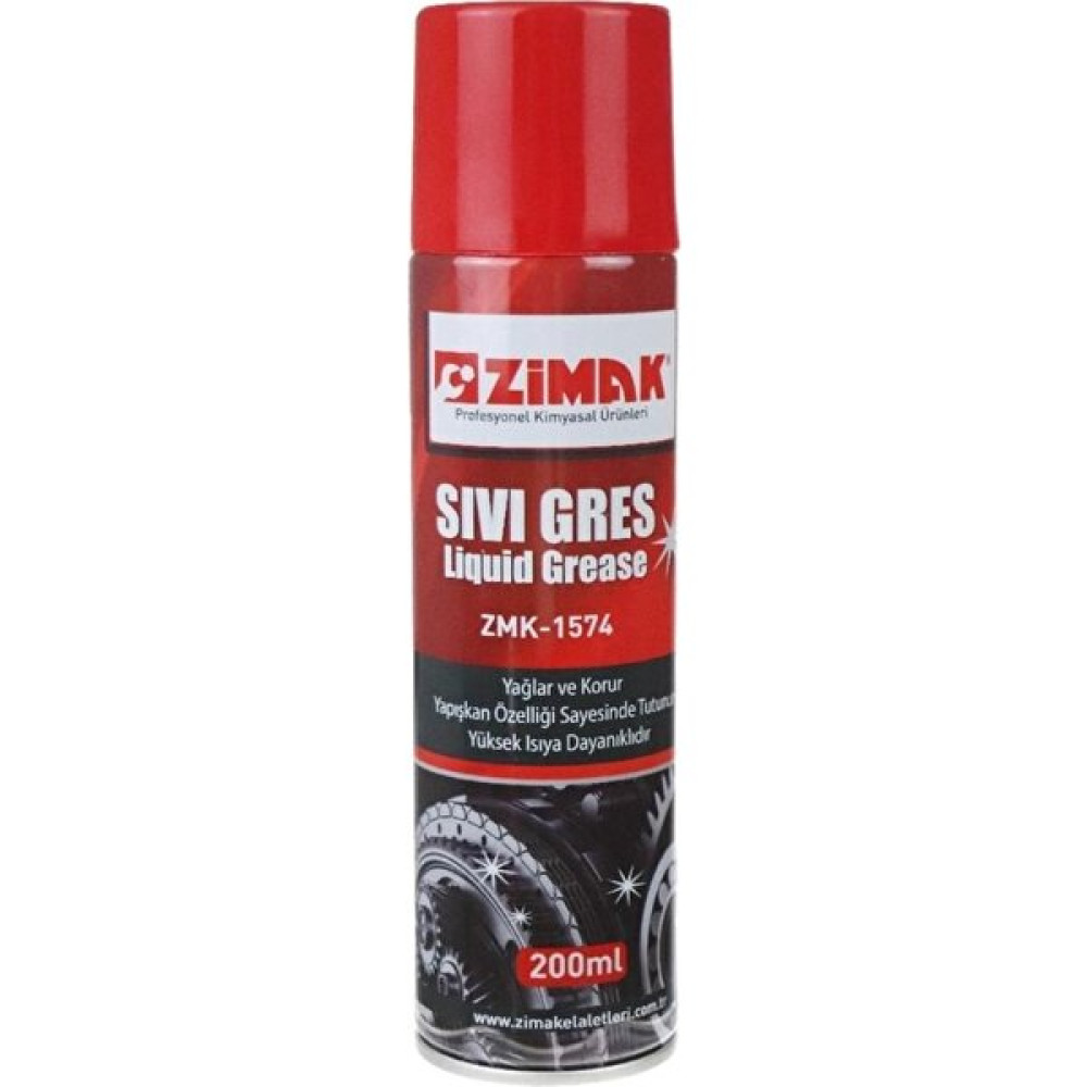 Zimak ZMK-1574 1+1pkt Sıvı Gres Yağlama Spreyi 400ML Oto Yağlayıcılar Fiyatı
