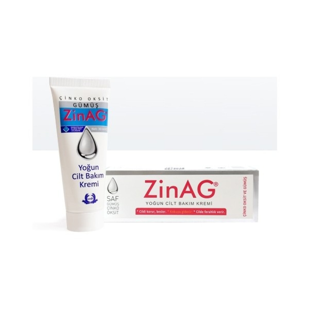 ZinAG Nano Gümüş Katkılı Cilt Kremi 30 ml Nemlendiriciler Fiyatı
