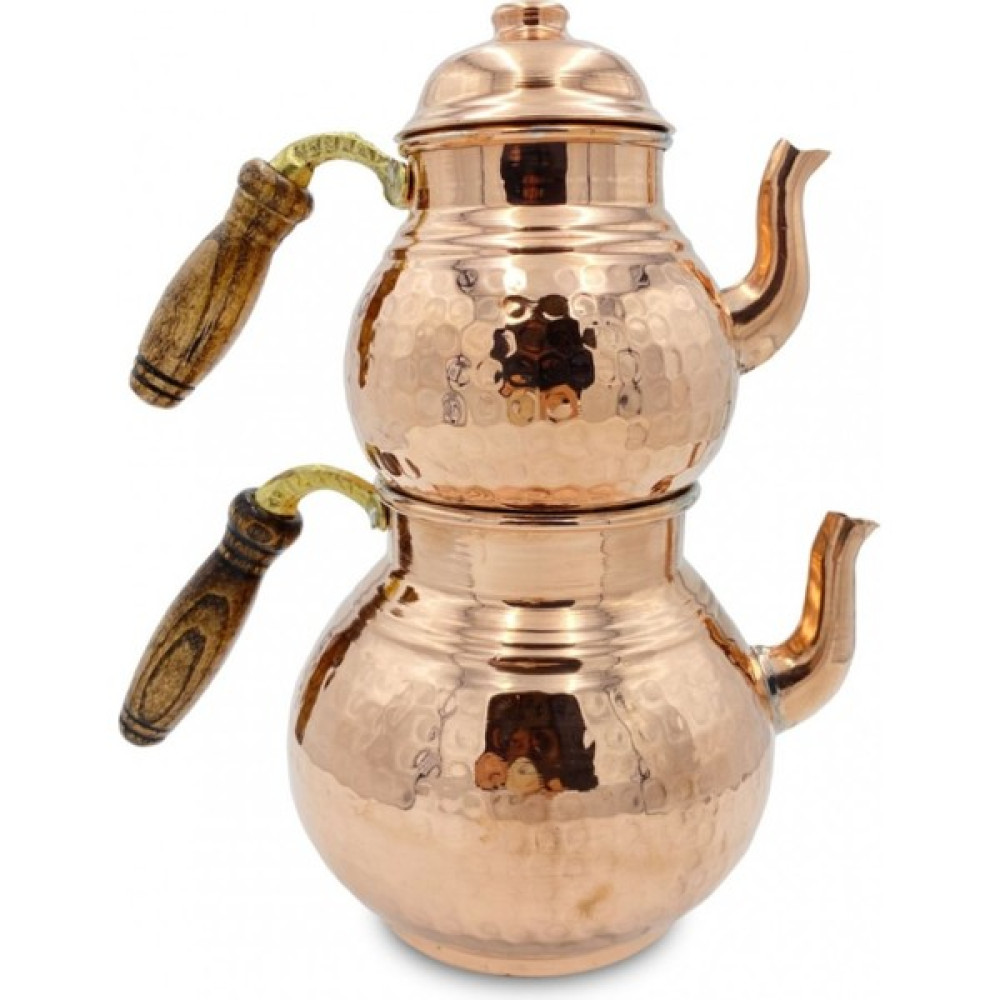 Zinnun Bakır Çaydanlık Büyük Boy Çay / Çaydanlık Setleri Fiyatı