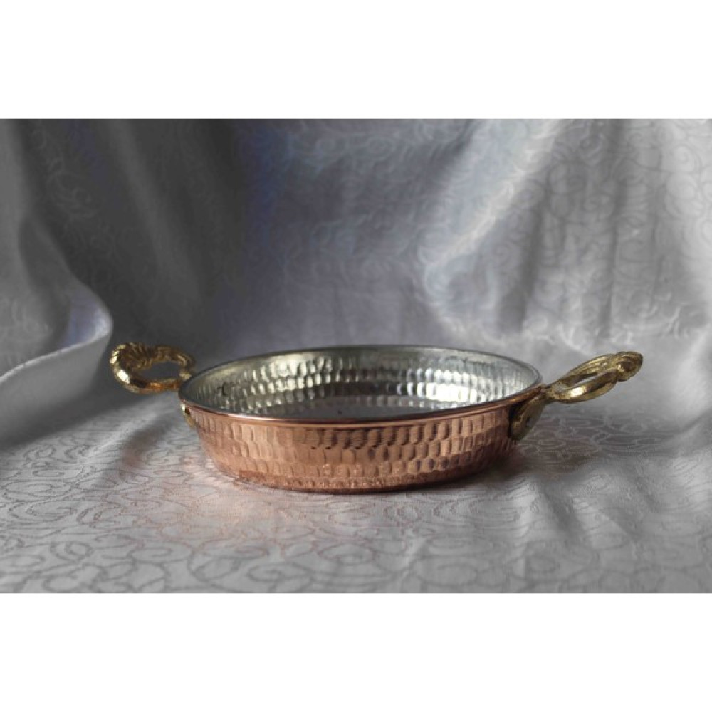 Zinnun Bakır Kalın Tava/Sahan 19 cm 500 gr Tavalar Fiyatı