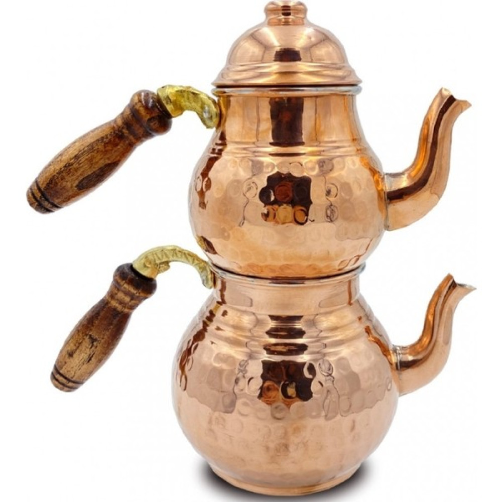 Zinnun Bakır Küçük Çaydanlık Çay / Çaydanlık Setleri Fiyatı