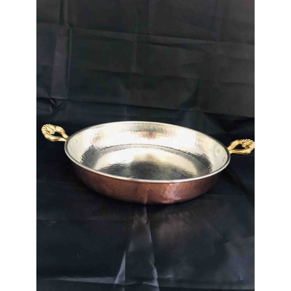 Zinnun Bakır Yumurta Tavası/sahanı 25 cm (Kalın/ağır) Tavalar Fiyatı