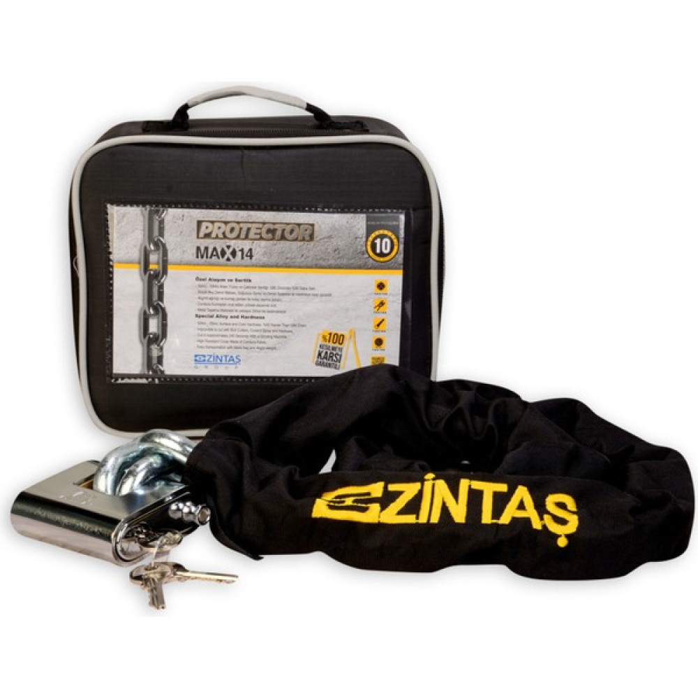 Zintaş MAX14 14MM Motosiklet Zinciri Kilit - 200cm Motorsiklet Aksesuarları Fiyatı