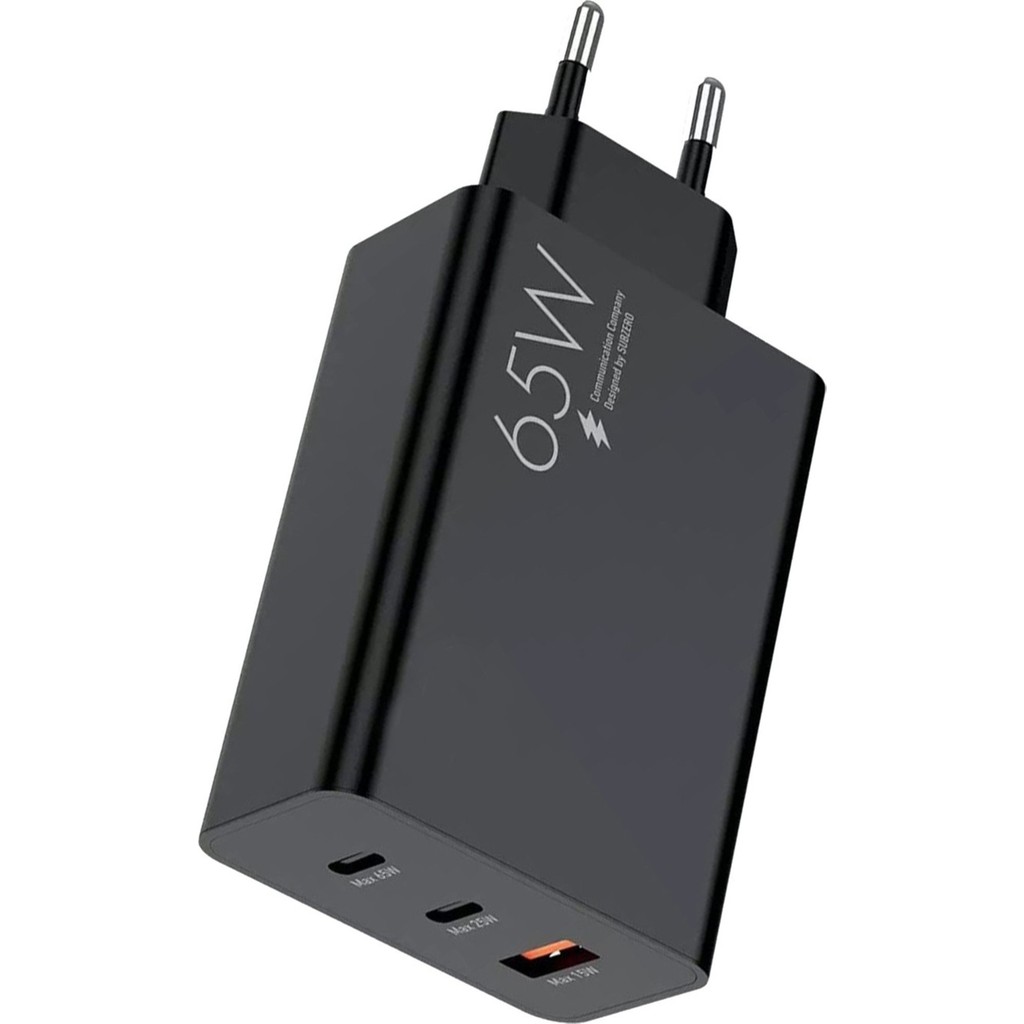 Zipax Galaxy S20 S21 S22 S23 S24 S25 26 Fe Plus Ultra 65W Pd/pd/usb 3-Girişli Hızlı Şarj BAŞLIĞI-SG87 - Subz-SG87-C Siyah Cep Telefonu Şarj Cihazı Fiyatı