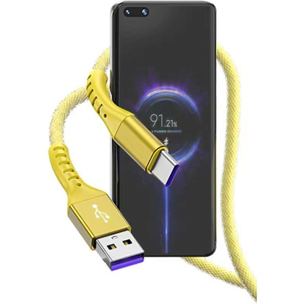 Zipax Samsung Galaxy A34 Şarj Kablosu 5A Type C - GR-GD50TSR - GR-GD50TSrSarı Cep Telefonu Şarj Cihazı Fiyatı